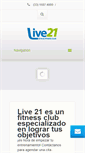 Mobile Screenshot of live21gym.com